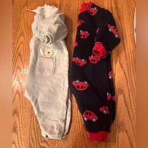 2 Baby Button Up One Pieces